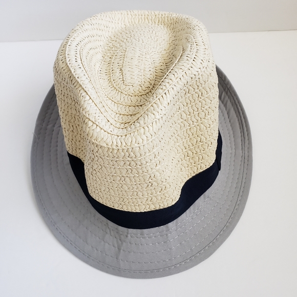 3/$15 Boys Fedoras bundle of 2. Straw with blue trim. - Picture 8 of 8